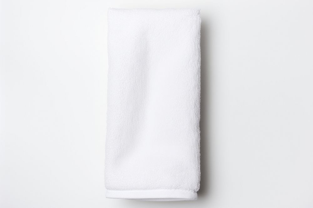 A towel white white background simplicity. AI generated Image by rawpixel.