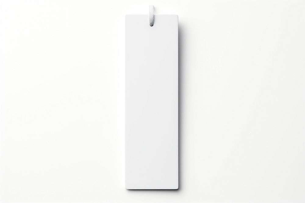A bookmark white white background thermometer. AI generated Image by rawpixel.