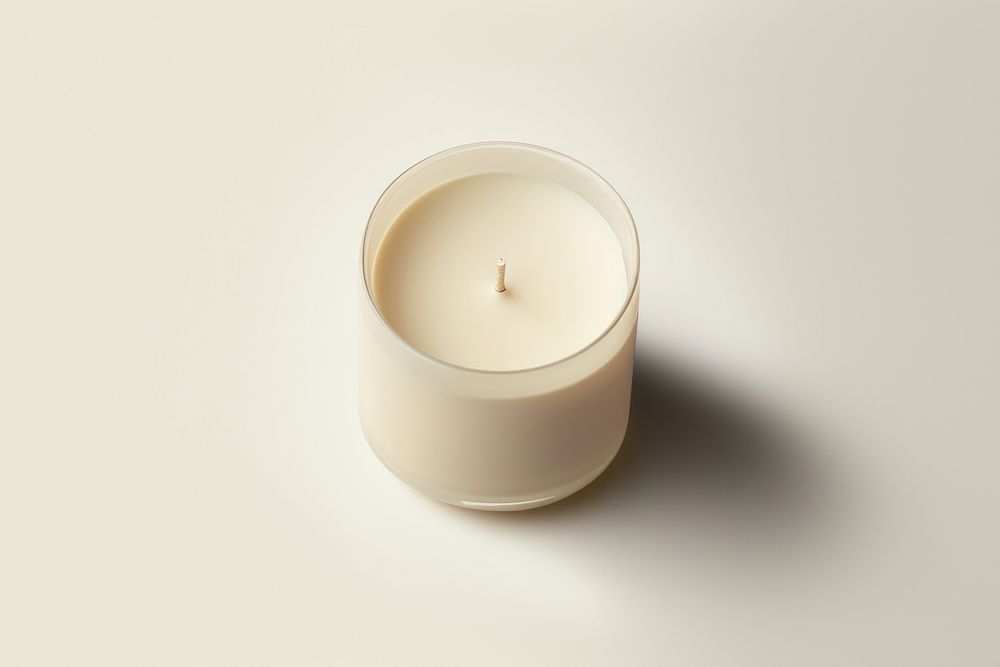 A candle simplicity lighting beverage. AI generated Image by rawpixel.