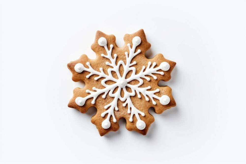 A christmas cookie gingerbread dessert icing. AI generated Image by rawpixel.