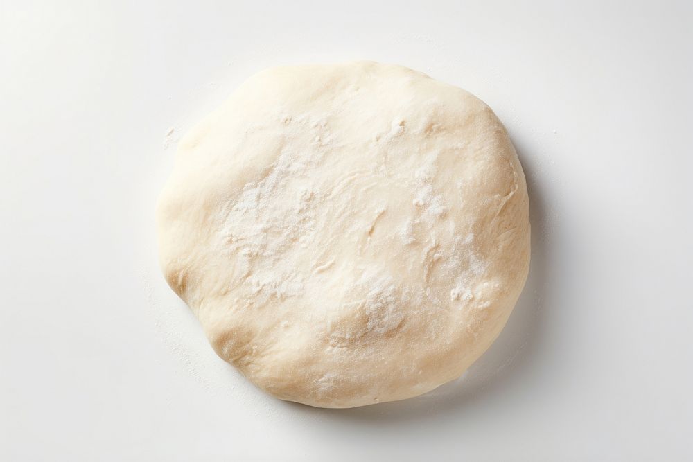 A dough bread food white background. AI generated Image by rawpixel.