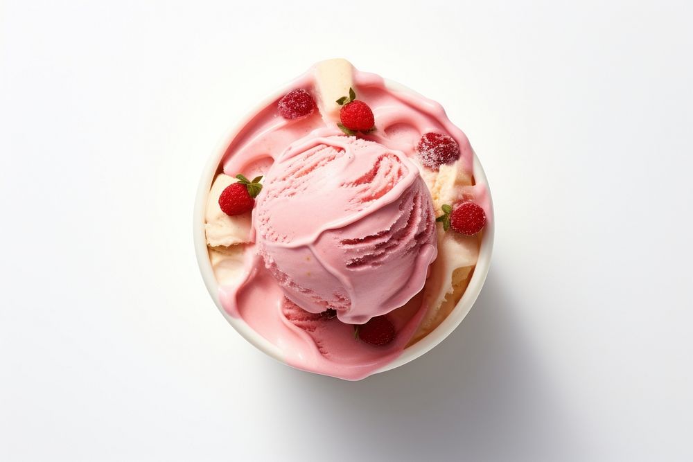 A icecream dessert sundae food. AI generated Image by rawpixel.