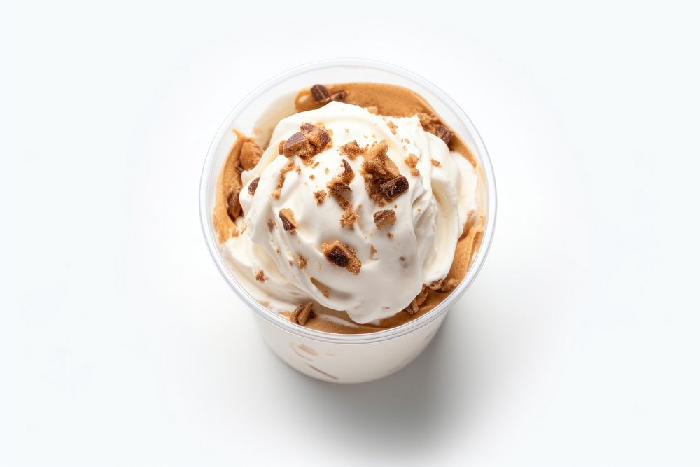 A icecream cup dessert sundae food. AI generated Image by rawpixel.