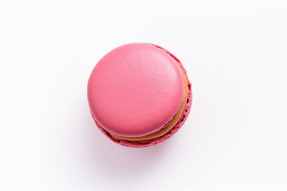 A macaron macarons food white background. AI generated Image by rawpixel.