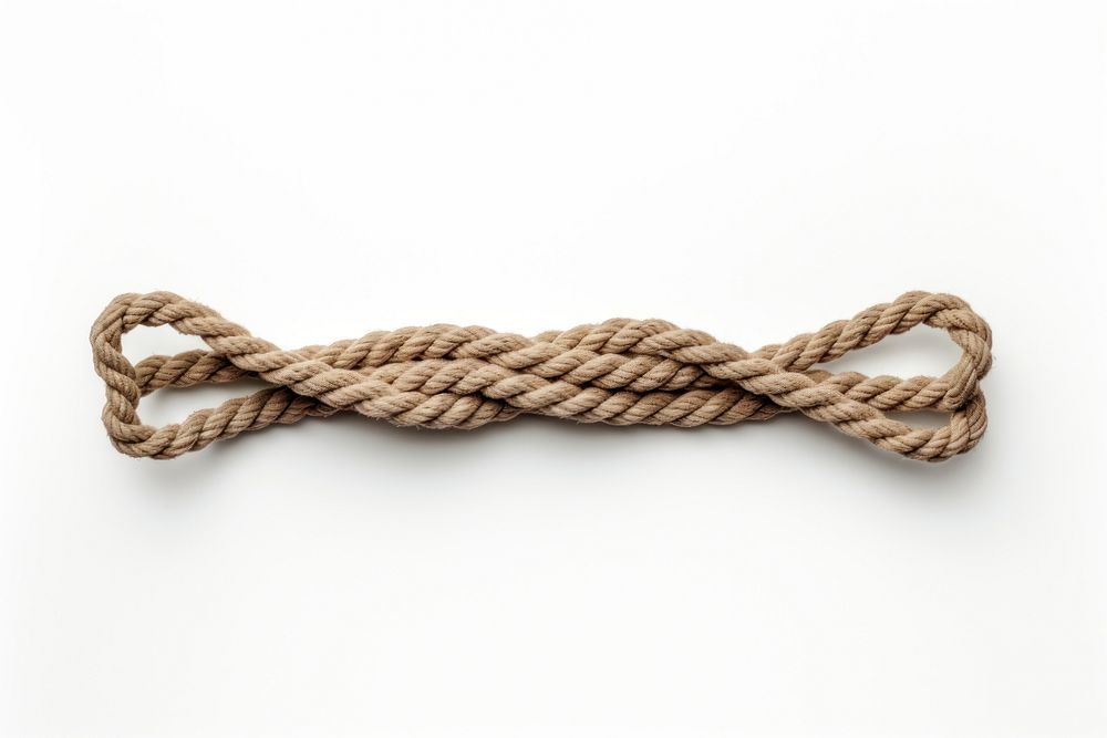 A mini 1m rope white background durability simplicity. AI generated Image by rawpixel.