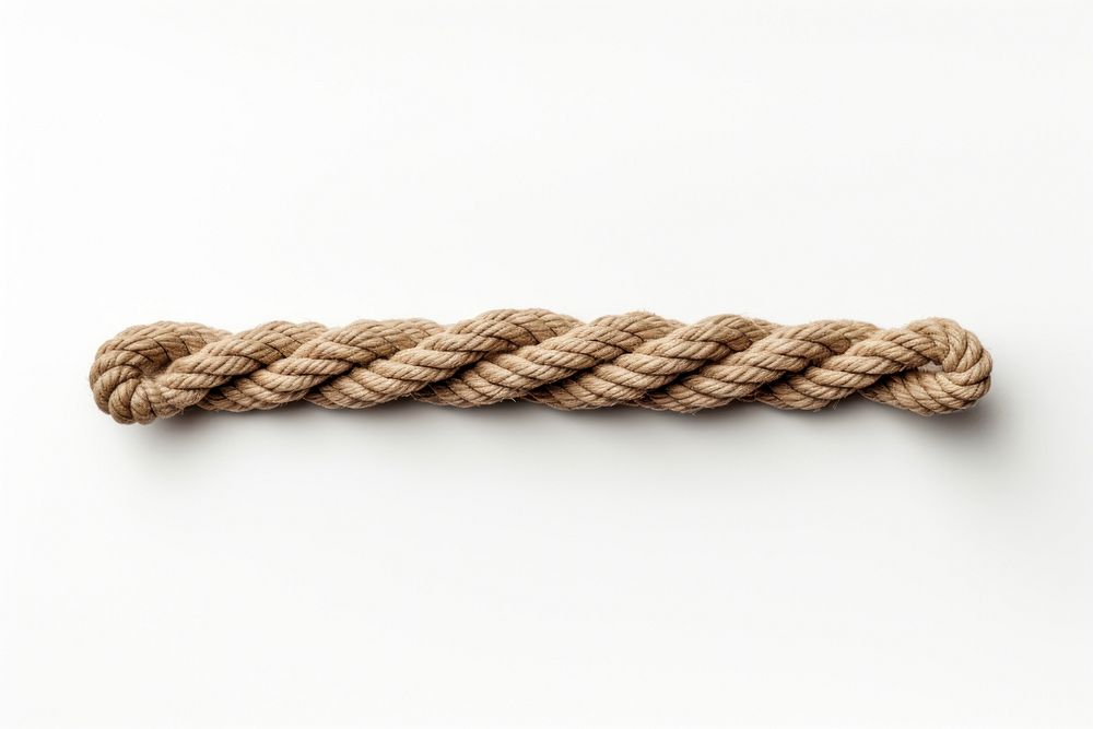 A mini 1m rope white background durability intricacy. AI generated Image by rawpixel.