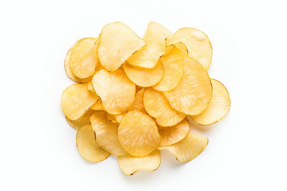A potato chips fruit plant food. AI generated Image by rawpixel.
