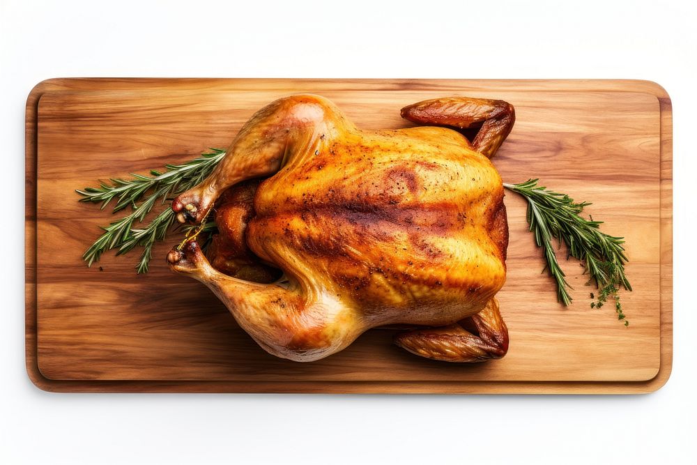 A Roast chicken dinner roast meat. AI generated Image by rawpixel.