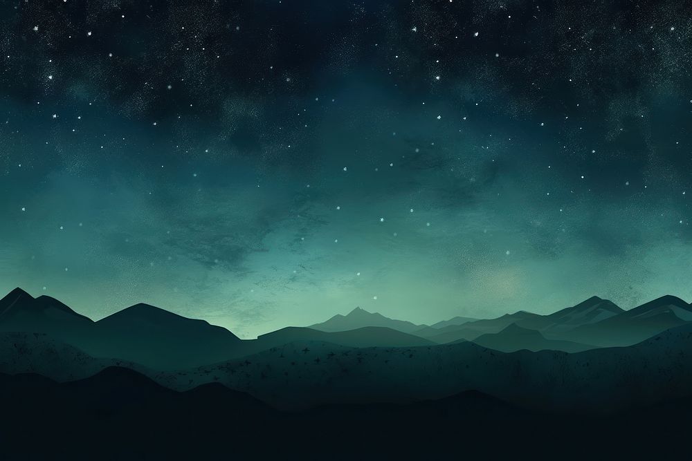 Aesthetic night sky background. AI generated Image by rawpixel.