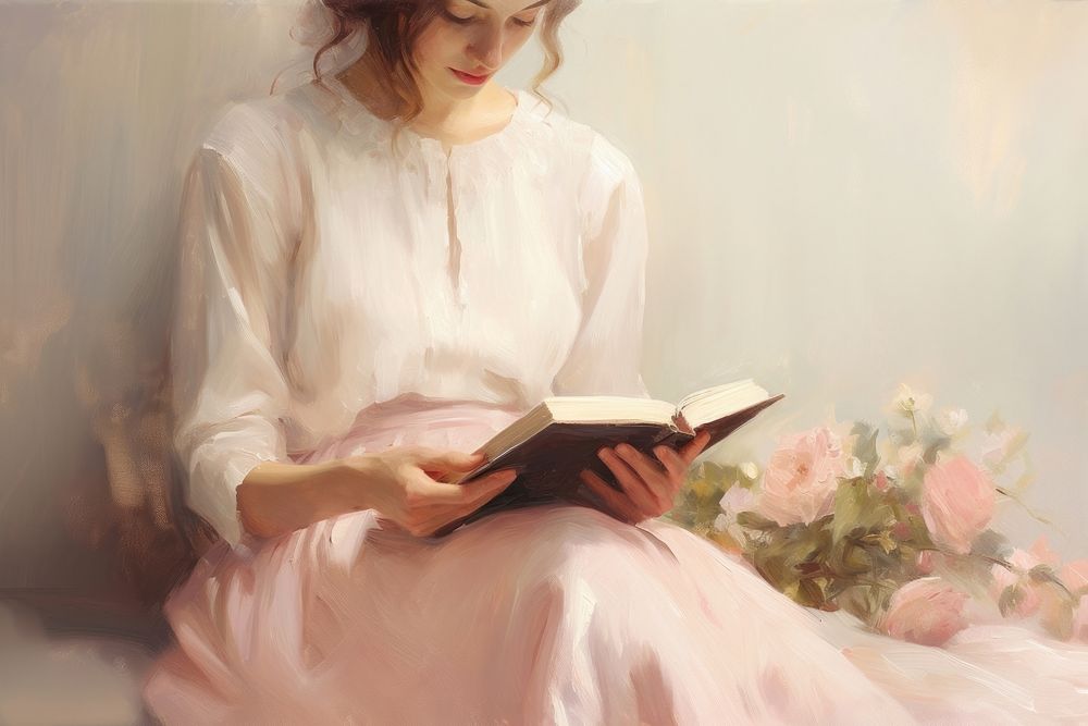 Modern casual woman hand holding a book painting publication reading. AI generated Image by rawpixel.