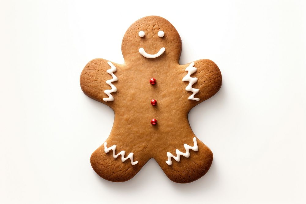 Ginger cookie gingerbread christmas shape. AI generated Image by rawpixel.