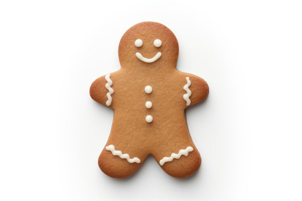 Ginger cookie gingerbread christmas shape. AI generated Image by rawpixel.