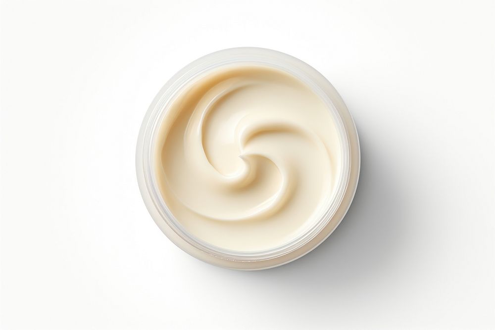 Lotion container cream white background mayonnaise. AI generated Image by rawpixel.