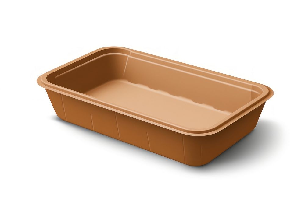 Brown box white background container. AI generated Image by rawpixel.