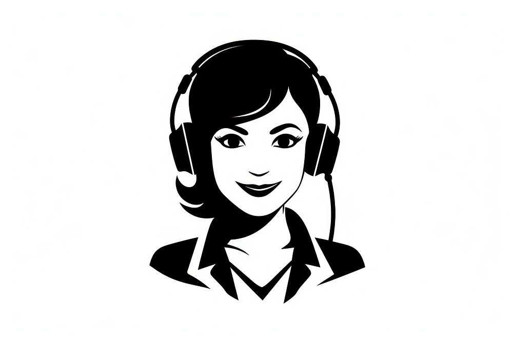 A customer service staff headphones headset black. AI generated Image by rawpixel.
