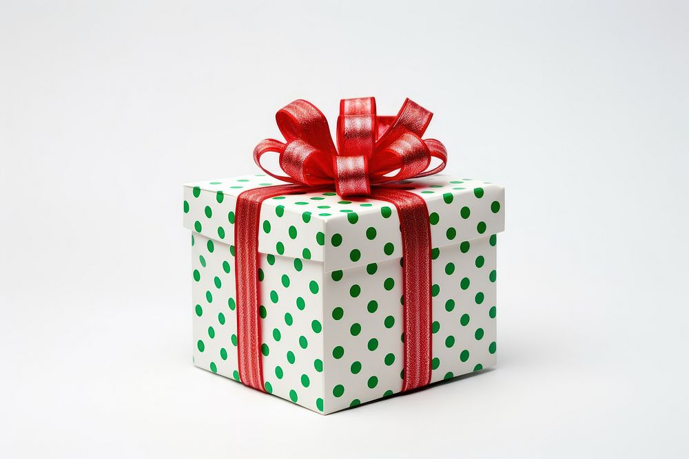 Gift box gift paper green. AI generated Image by rawpixel.