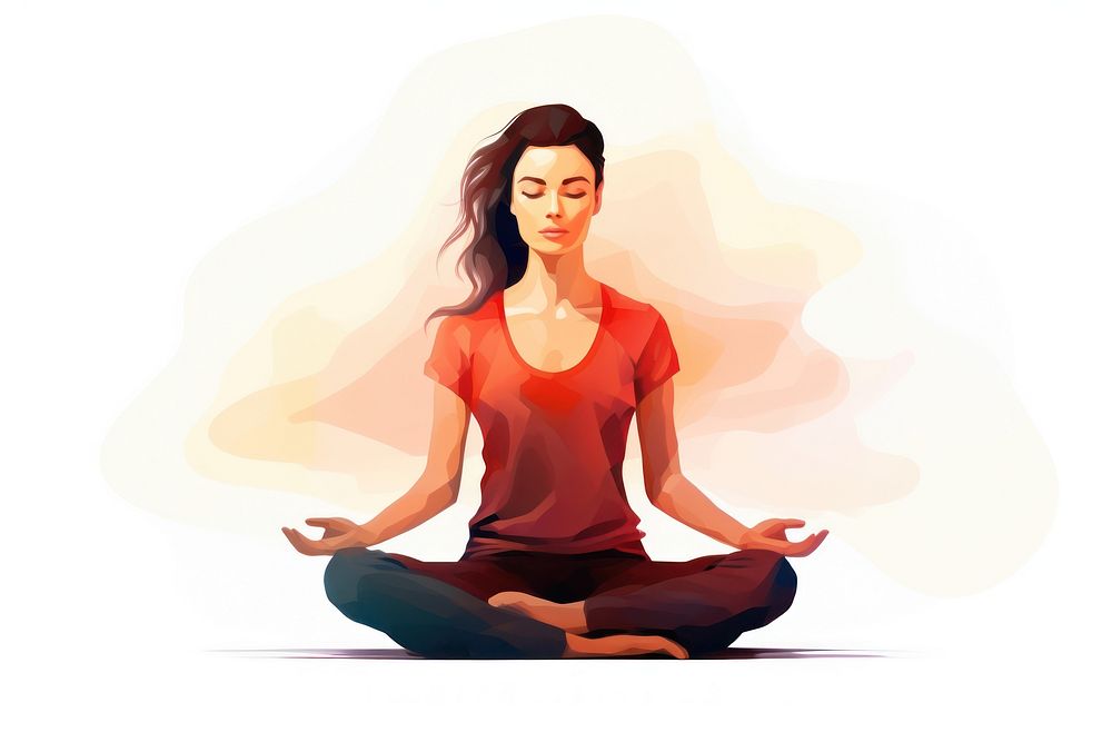 Yoga sports adult woman. AI generated Image by rawpixel.