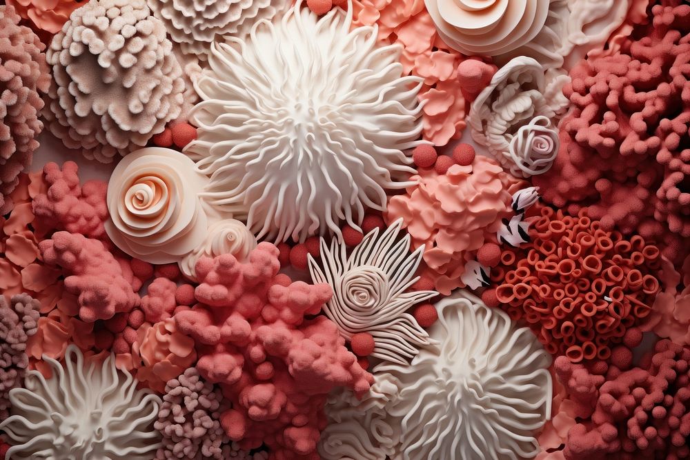 Coral reef nature food invertebrate. AI generated Image by rawpixel.