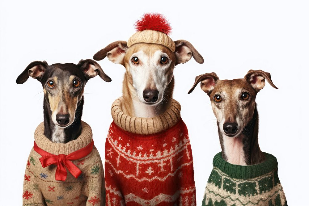 Sweater hound dog greyhound. AI generated Image by rawpixel.