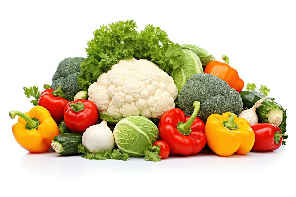 Mixed vegetables cauliflower plant food. AI generated Image by rawpixel.