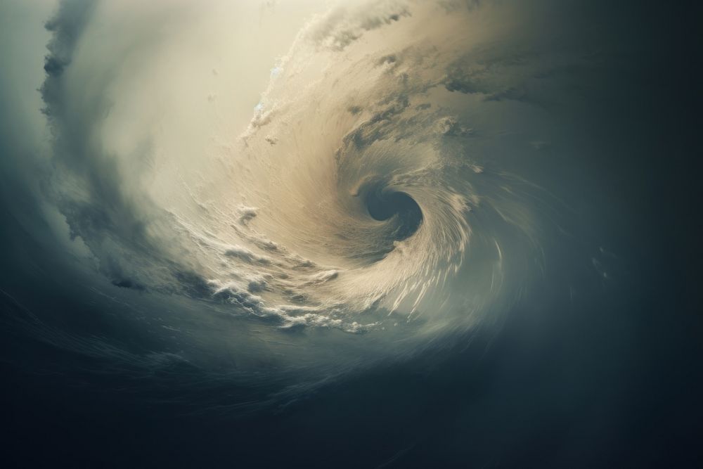 Cyclone outdoors nature hurricane. AI | Free Photo - rawpixel