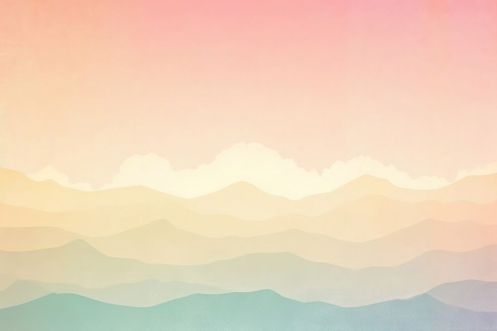 Risograph print pale background backgrounds landscape outdoors. AI generated Image by rawpixel.
