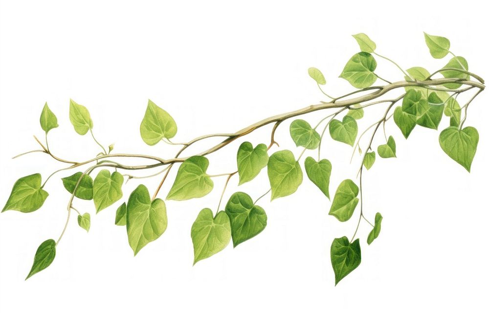 A Vine plant green leaf vine. AI generated Image by rawpixel.