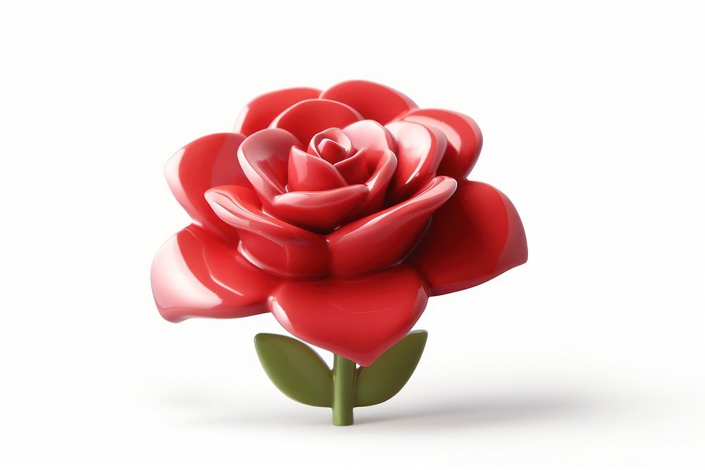 A red rose flower celebration petal plant. AI generated Image by rawpixel.