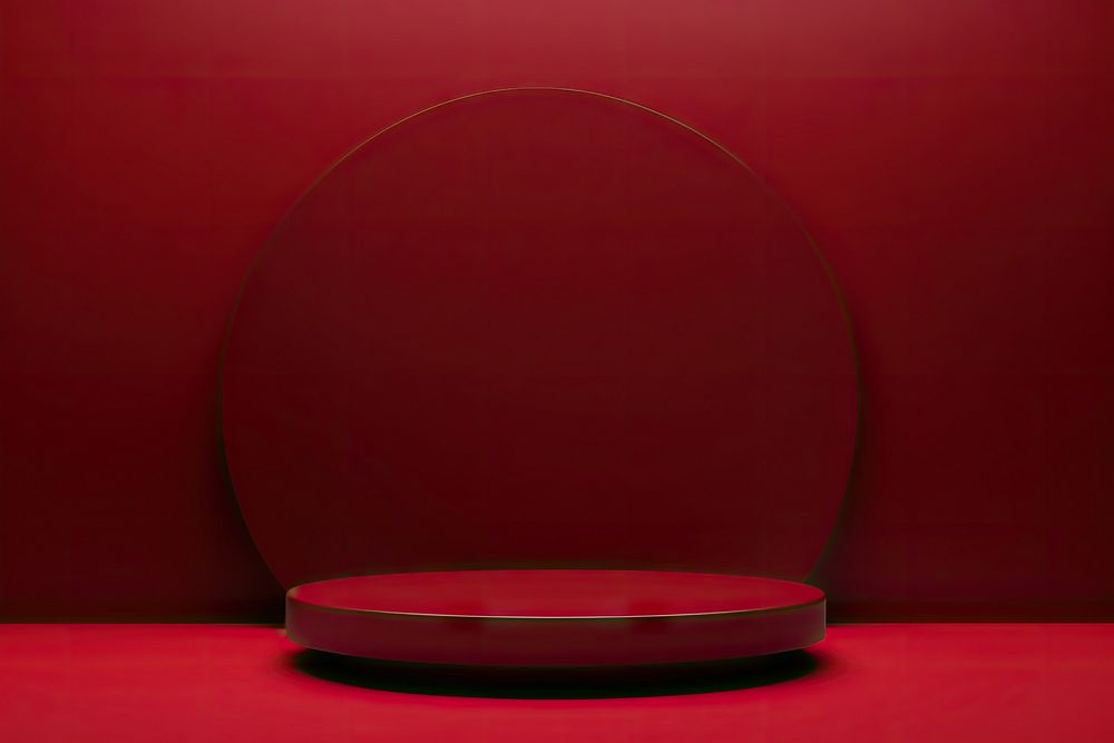 Christmas product backdrop red simplicity darkness. AI generated Image by rawpixel.