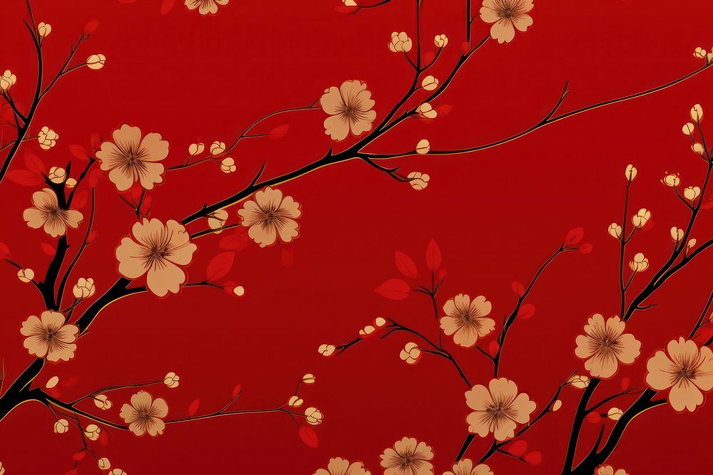 Pattern flower backgrounds wallpaper. AI generated Image by rawpixel.
