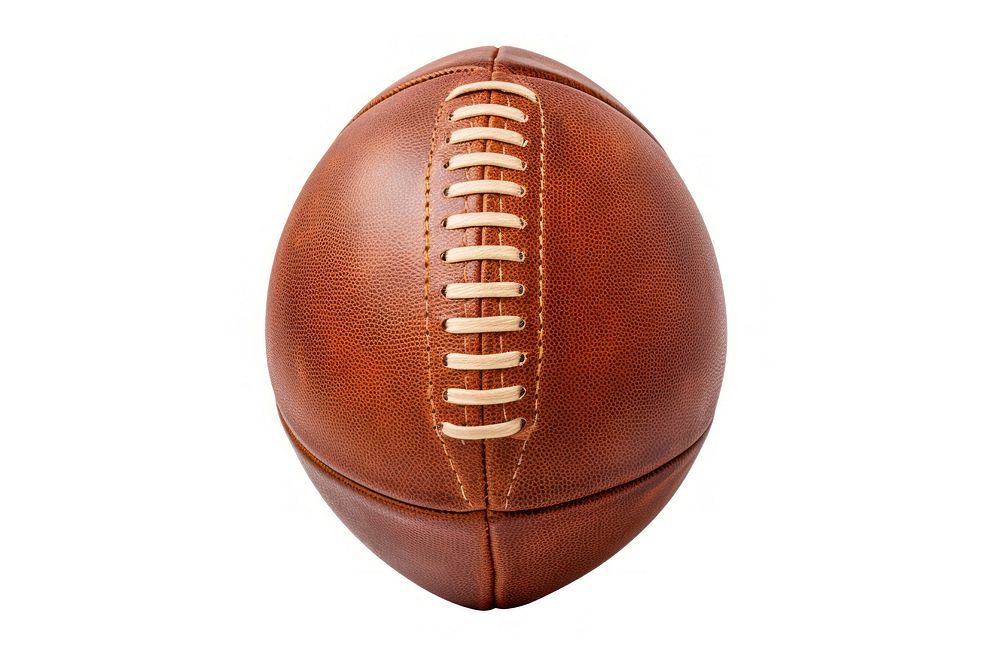 Pigskin ball football sports white background. AI generated Image by rawpixel.