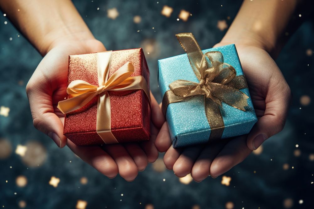 Holiday gifts christmas giving hand. AI generated Image by rawpixel.