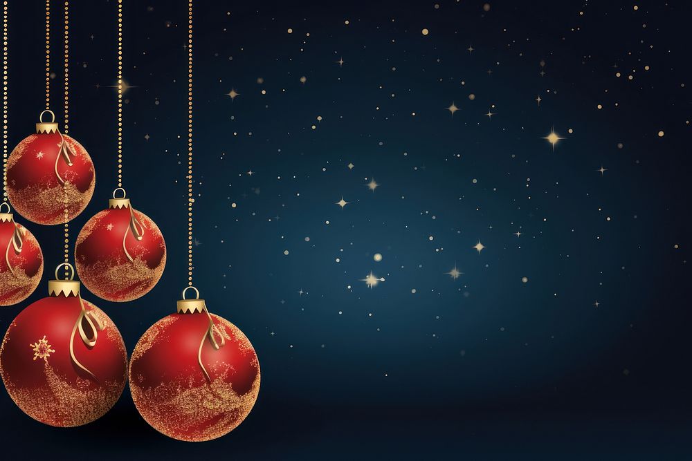 Christmas ornament night space. AI generated Image by rawpixel.