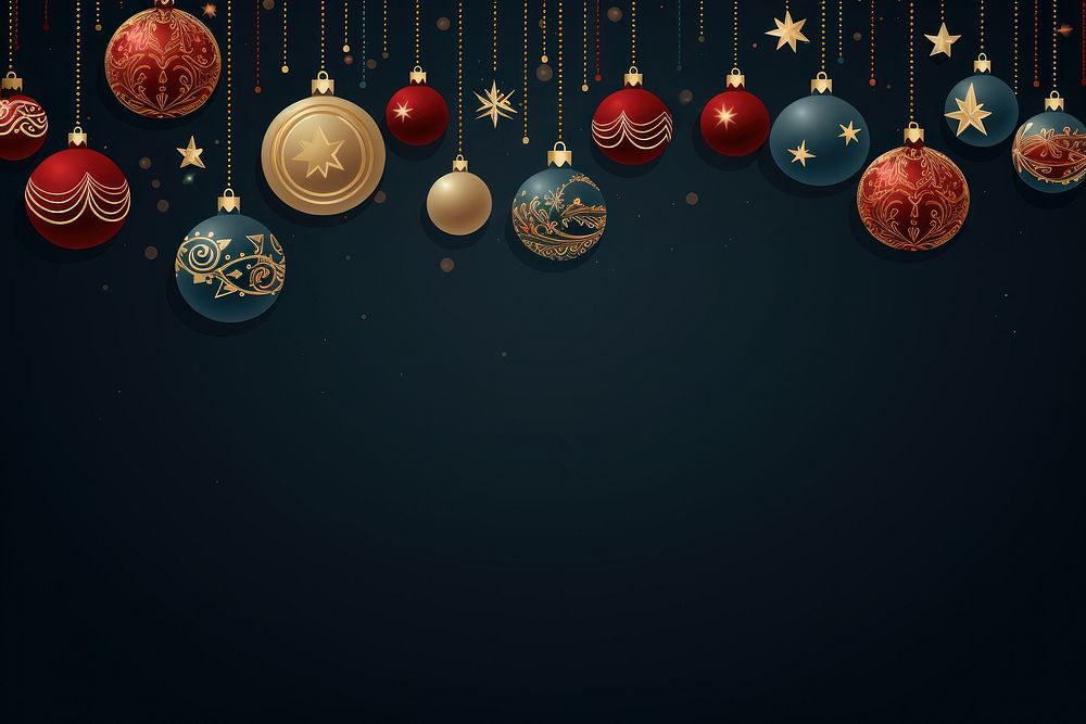Christmas backgrounds ornament space. AI generated Image by rawpixel.