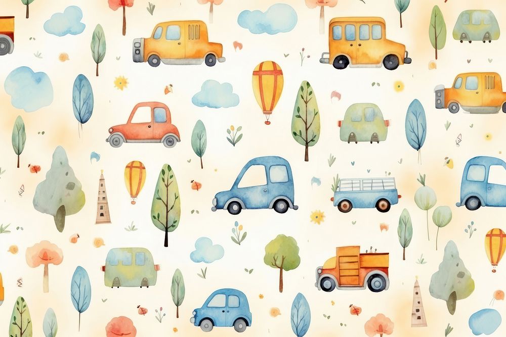 Vehicle pattern backgrounds wallpaper. AI generated Image by rawpixel.