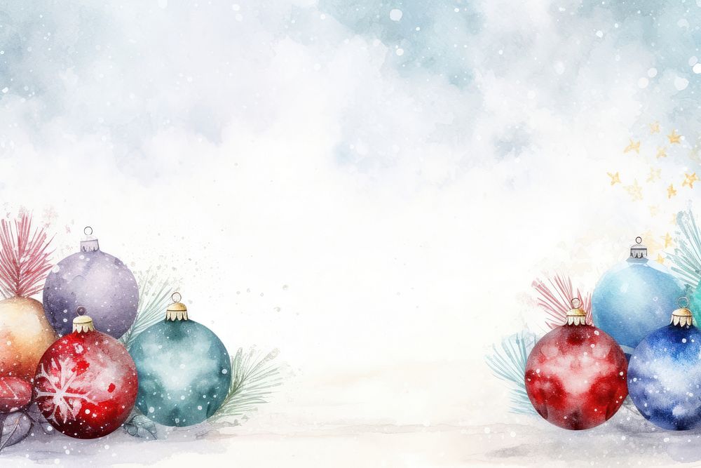 Christmas snow christmas ornament celebration. AI generated Image by rawpixel.