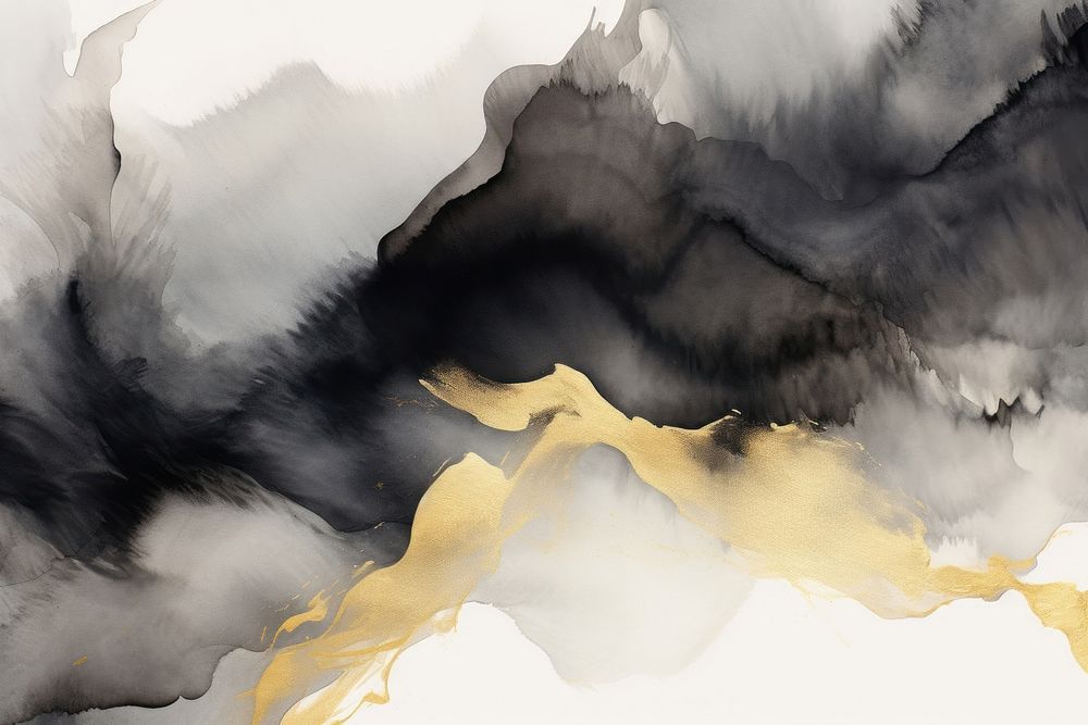 A black watercolor background backgrounds painting creativity. AI generated Image by rawpixel.
