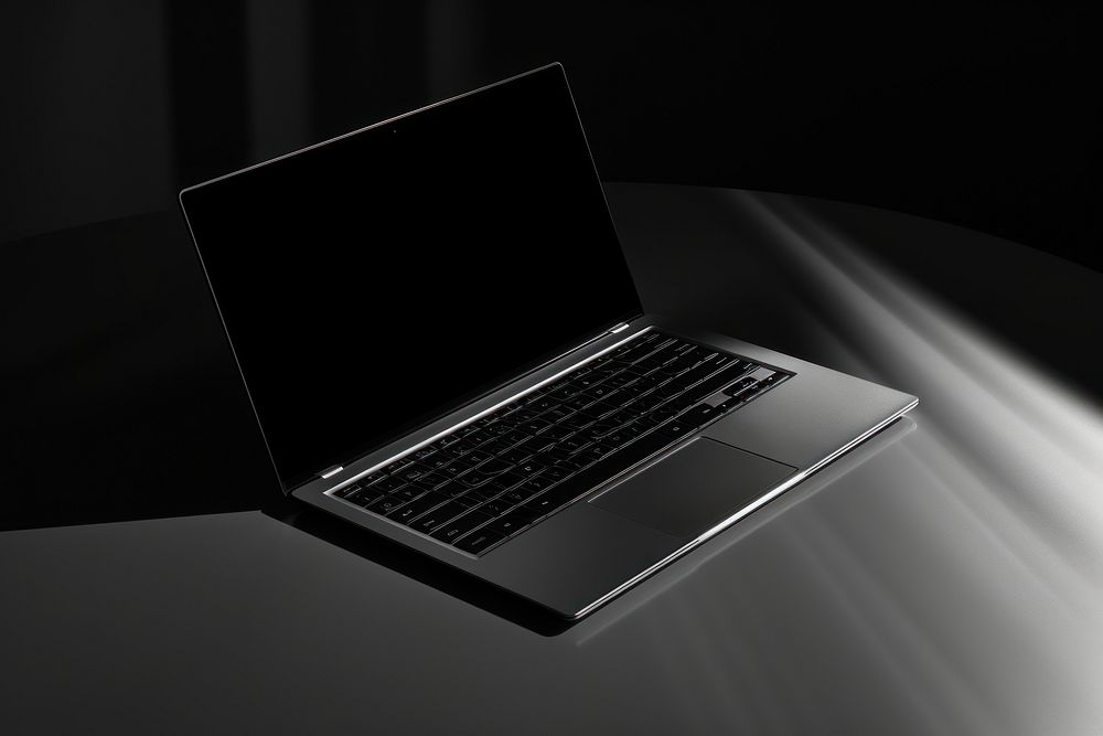 A laptop computer electronics technology. AI generated Image by rawpixel.