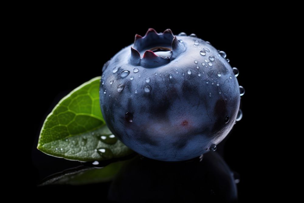 Blue berry fruit plant food. AI generated Image by rawpixel.