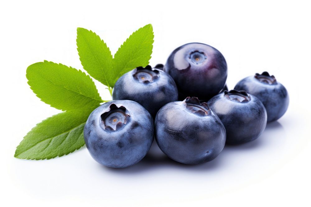 Blueberries fruit blueberry plant. AI generated Image by rawpixel.