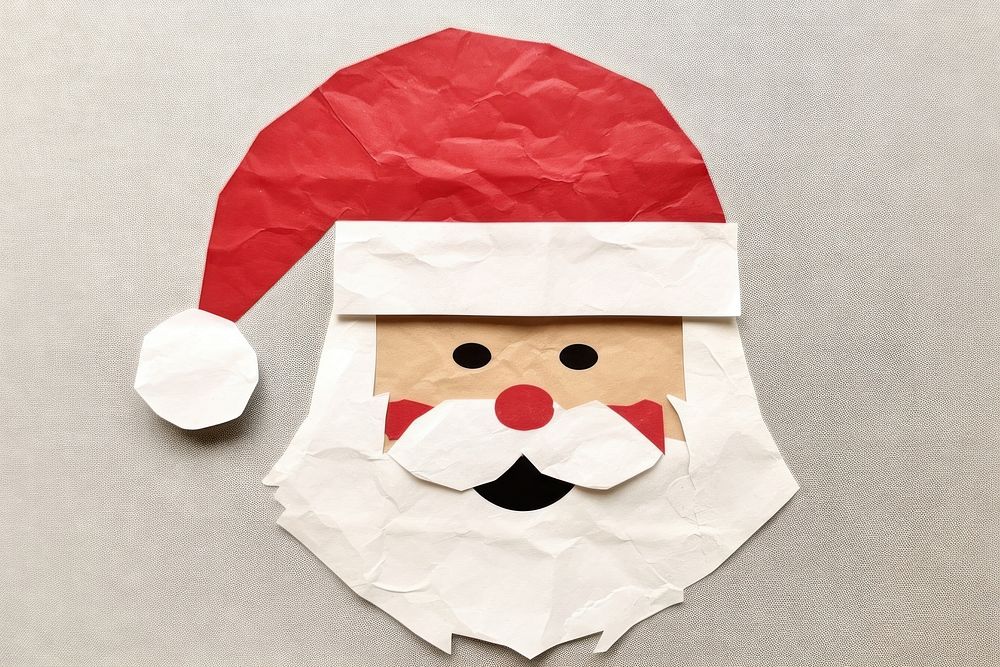 Santa claus paper craft art. AI generated Image by rawpixel.