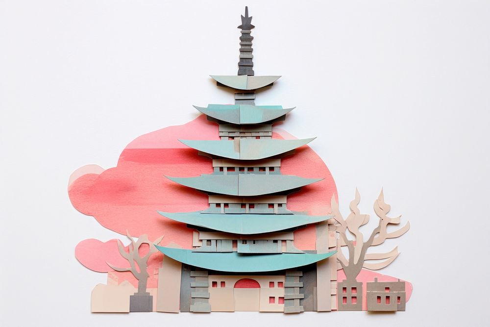 Yasaka Pagoda pagoda architecture building. AI generated Image by rawpixel.