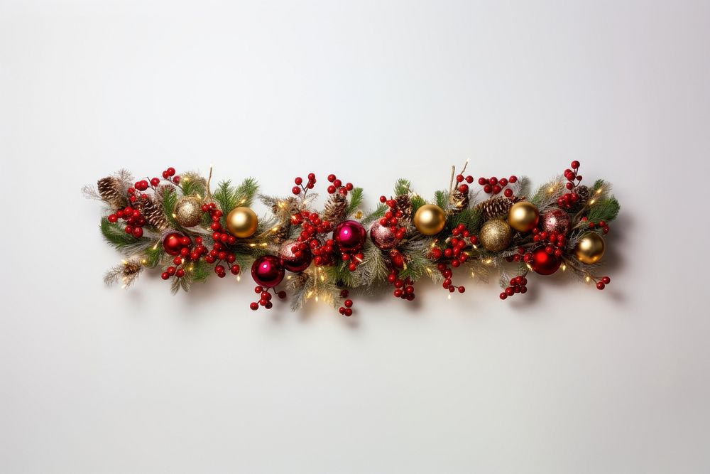 Christmas garland christmas celebration accessories. AI generated Image by rawpixel.