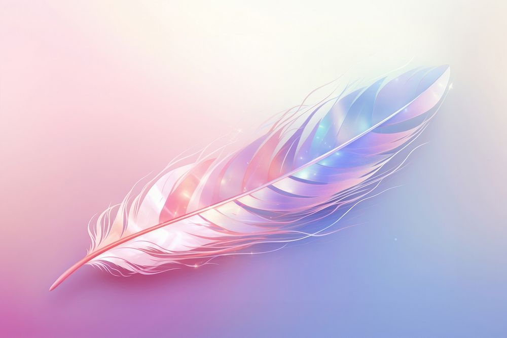 Feather pattern art lightweight. AI generated Image by rawpixel.
