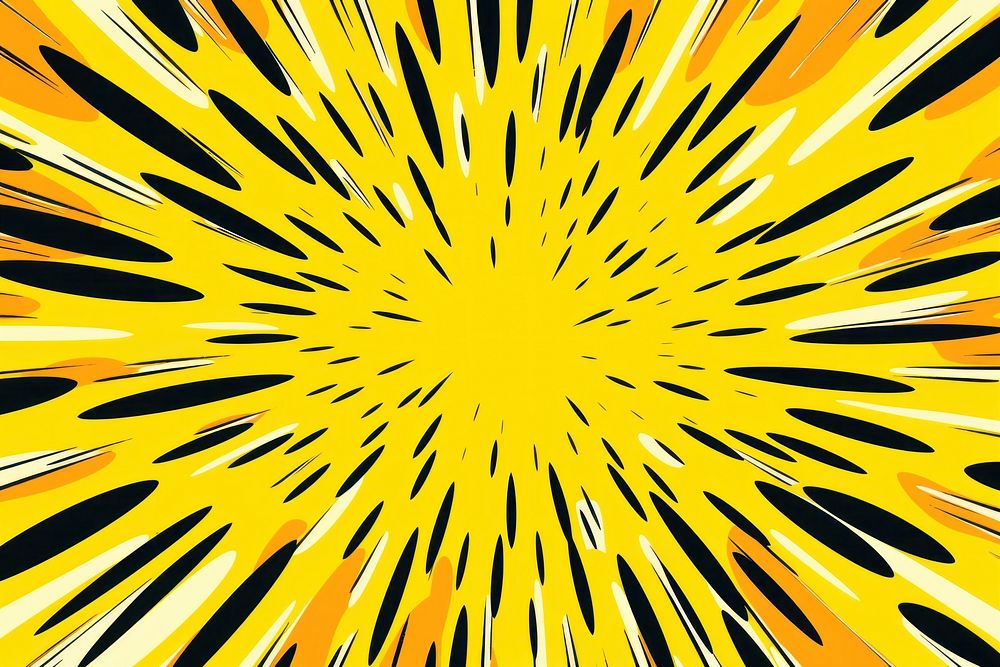  Yellow sunburst background backgrounds graphics pattern. AI generated Image by rawpixel.