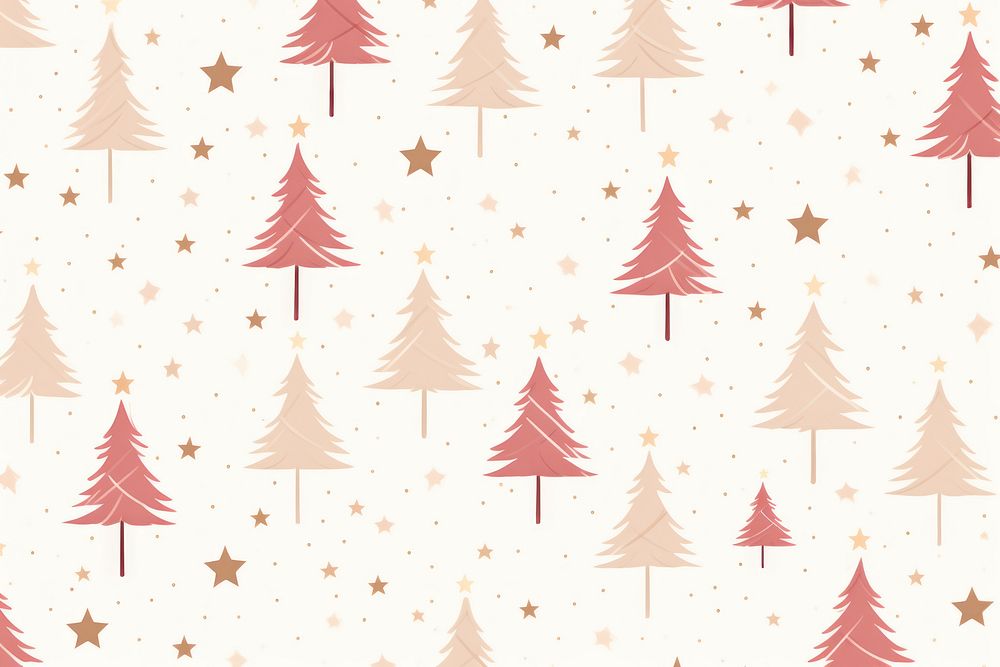 Christmas tree pattern christmas wallpaper star. AI generated Image by rawpixel.