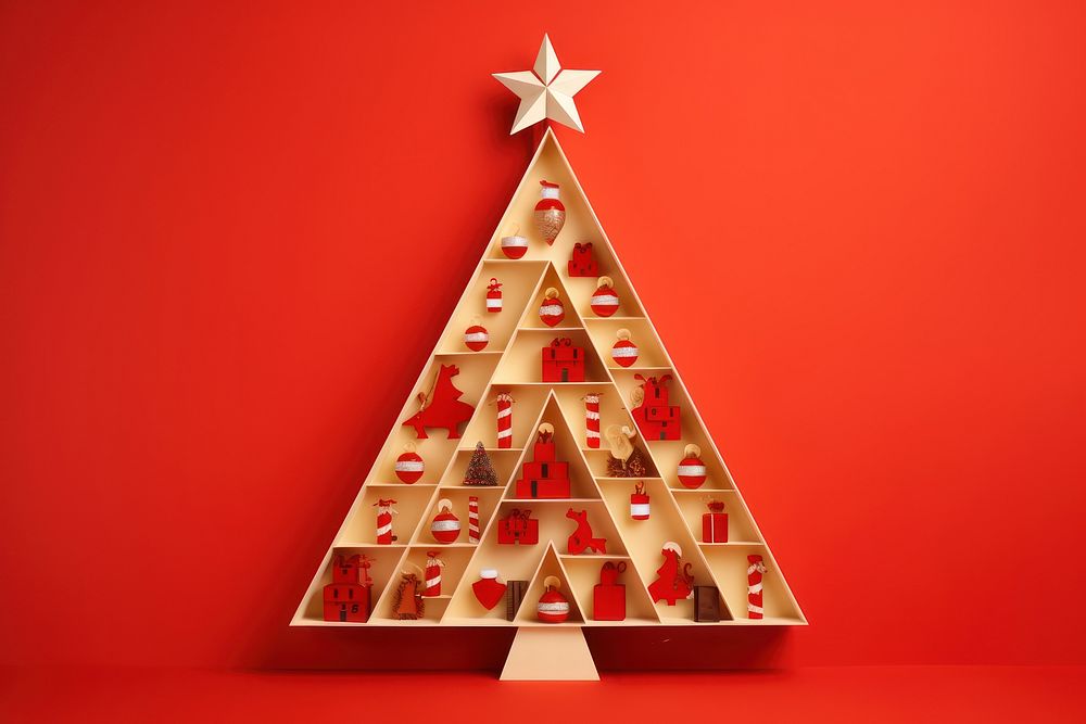 Christmas shape tree box. AI generated Image by rawpixel.