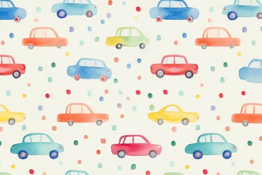 Car pattern backgrounds wallpaper. AI generated Image by rawpixel.