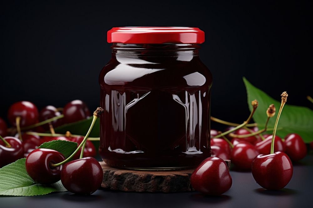 Cherry bottle plant fruit. AI generated Image by rawpixel.