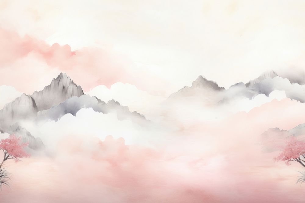 Chinese new year traditional painting backgrounds outdoors nature. AI generated Image by rawpixel.